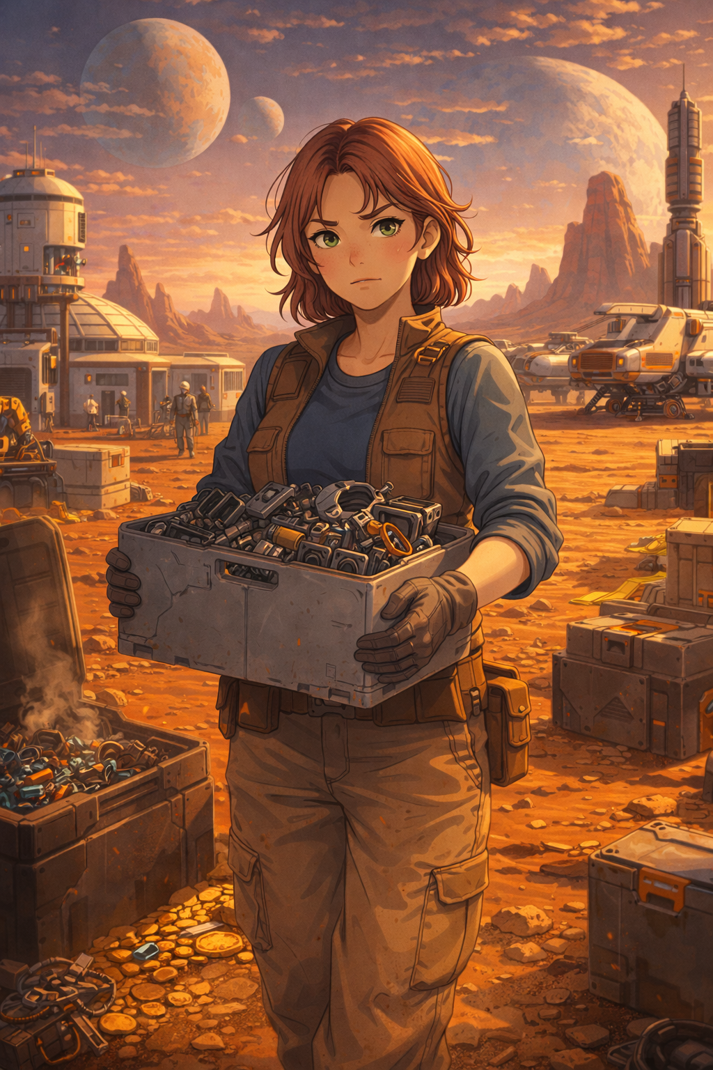 Cover art for Life in the Colony, a colony scenario on AI Dungeon
