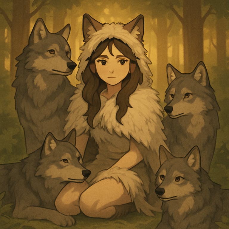 Cover art for Wolf Pack Life, a wolf scenario on AI Dungeon