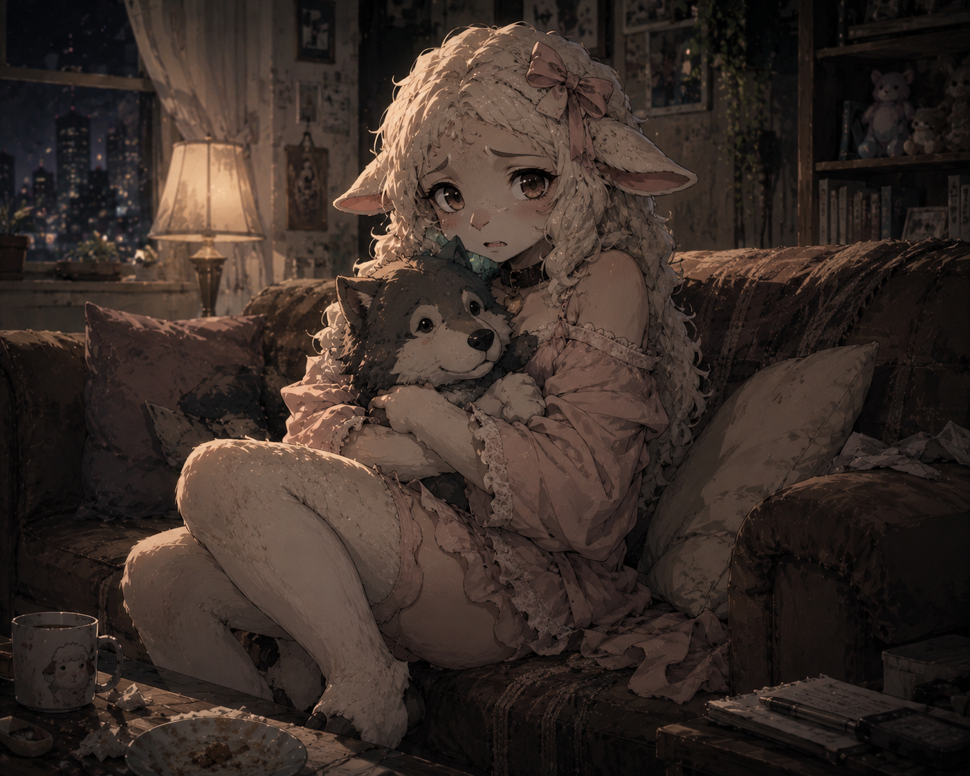 Cover art for Daisy the Lamb, a furry scenario on AI Dungeon