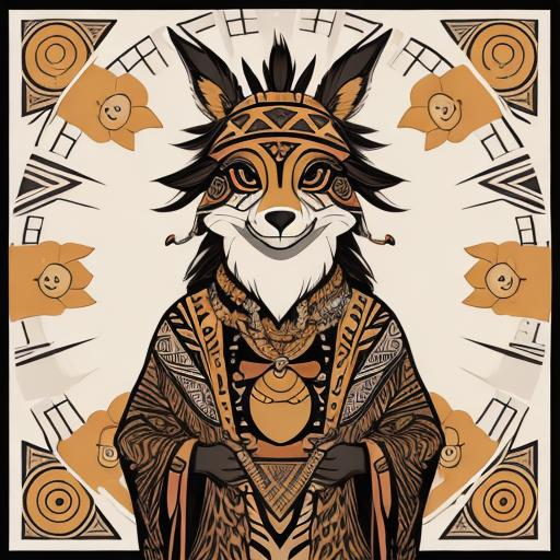 Cover art for Captured by a Tribe of Furries, a furry scenario on AI Dungeon