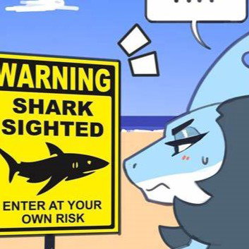 Cover art for Shark's Beach, a furry scenario on AI Dungeon
