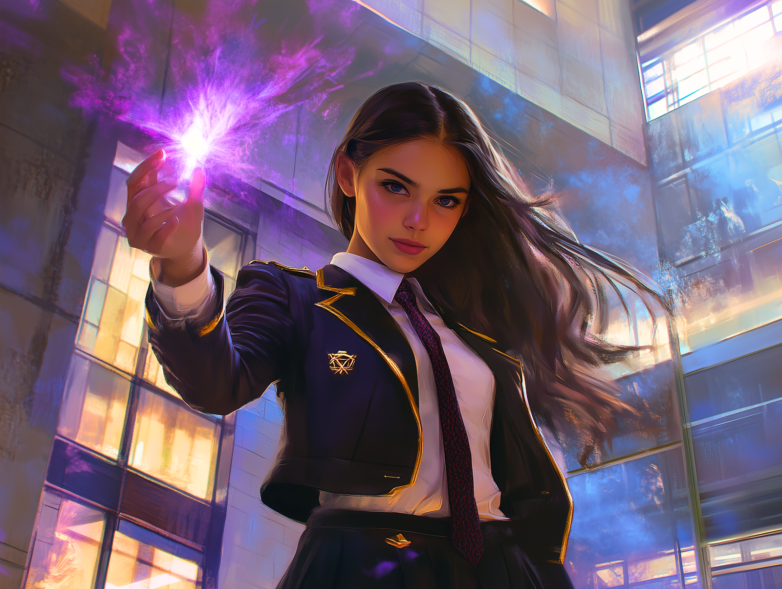 Cover art for Hero Academy: Be a Superhero!, a superhero scenario on AI Dungeon