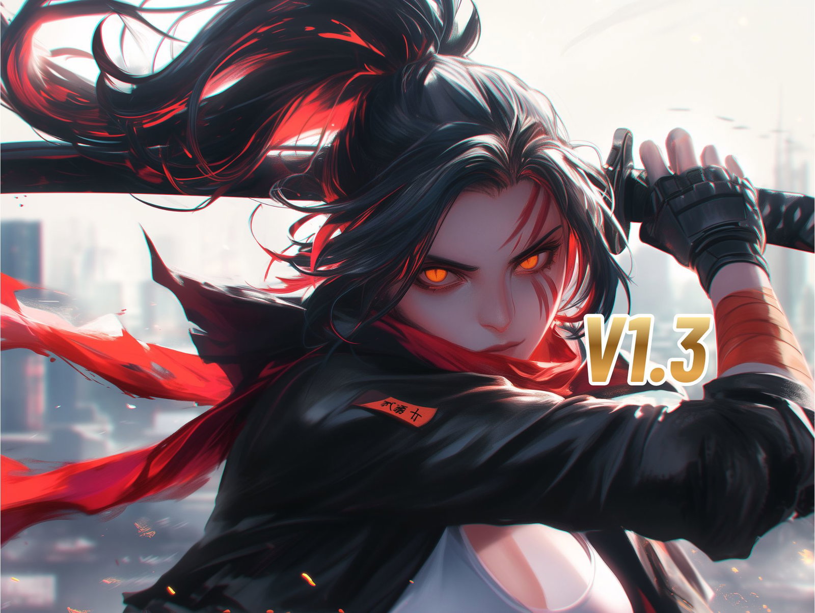 Cover art for Saved by a Devil Huntress V1.3, an anime scenario on AI Dungeon