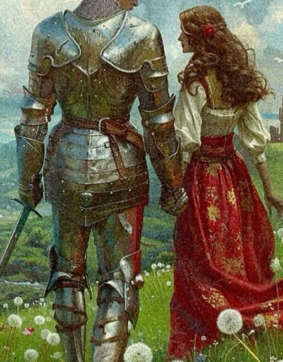 Cover art for The Knight and his Maiden, a slice of life scenario on AI Dungeon