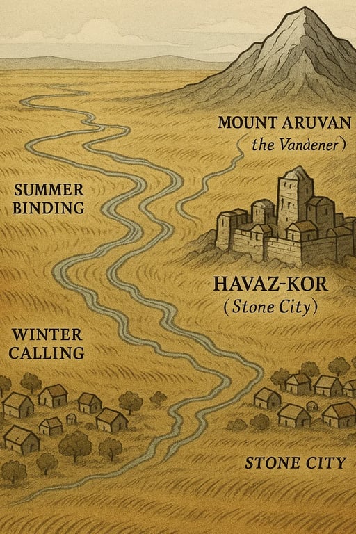 Cover art for The Havan People of the Korvalai on AI Dungeon