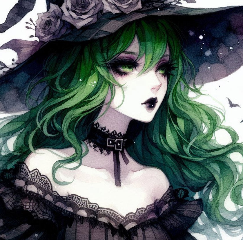 Cover art for Be A Witch!, a magic scenario on AI Dungeon