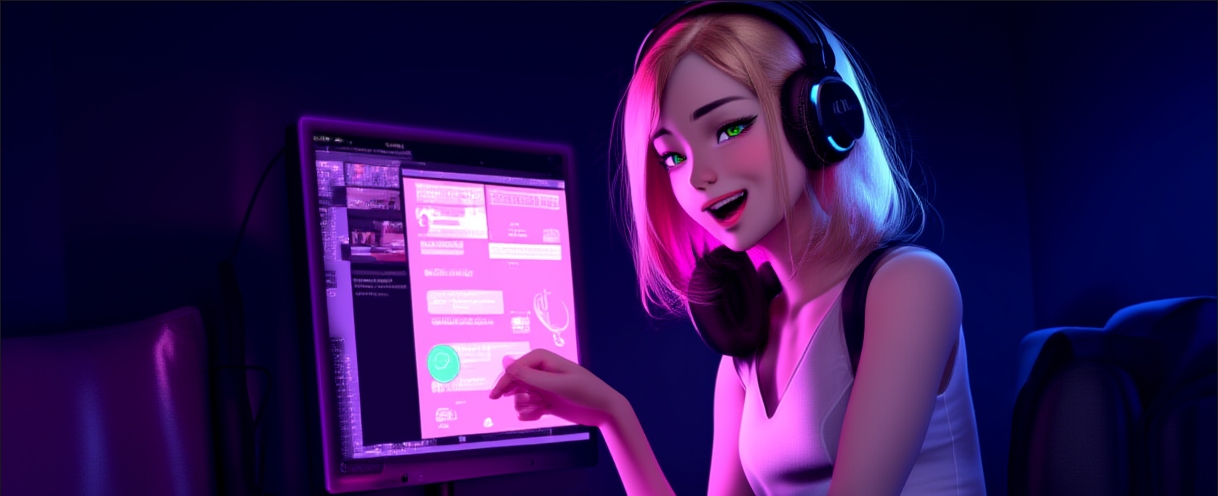 Cover art for Streamer life, a streamer scenario on AI Dungeon