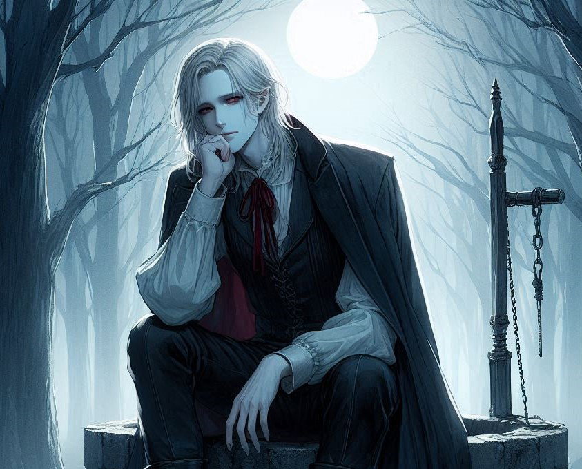 Cover art for Blood Revitalization, a vampire scenario on AI Dungeon