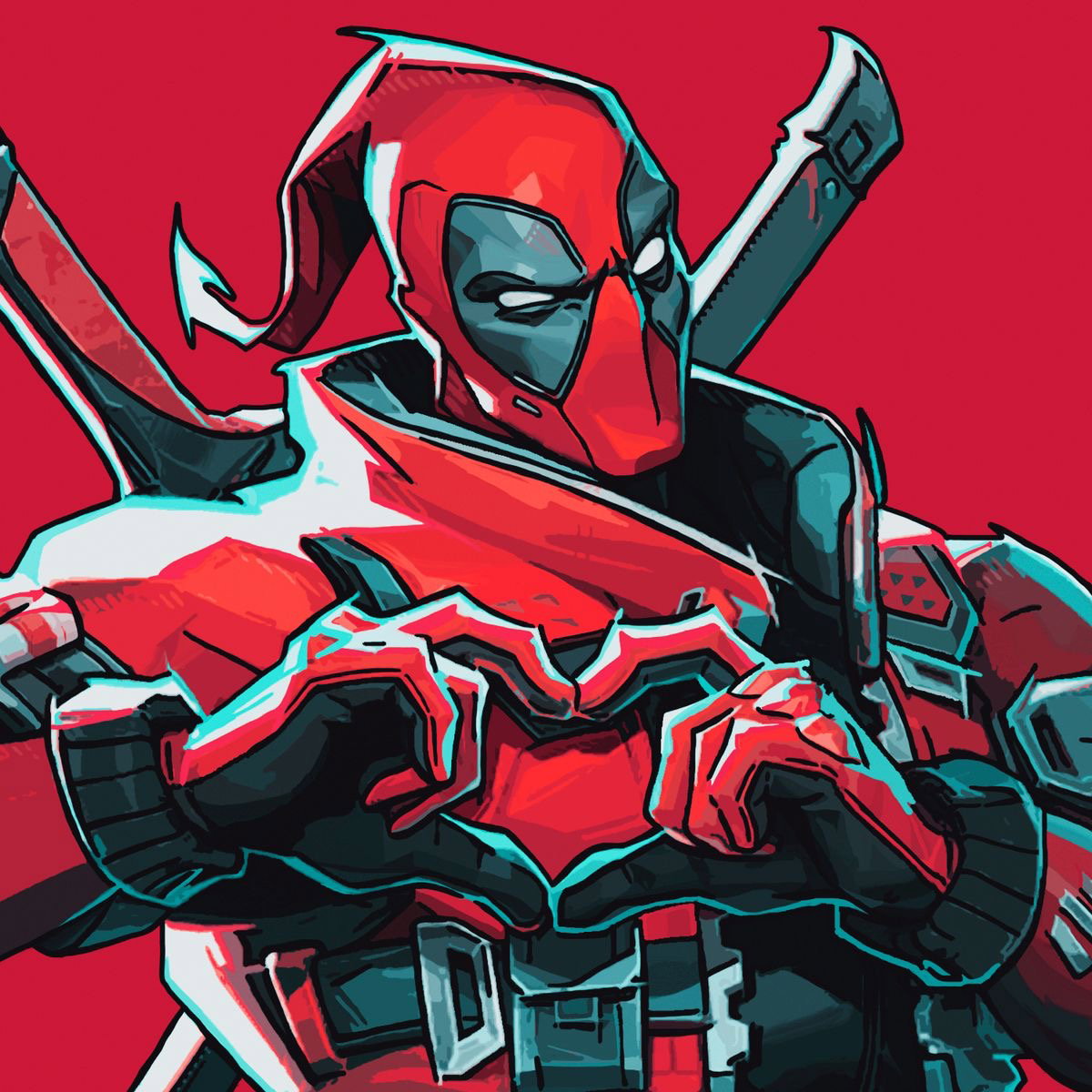 Cover art for Adventures Of Deadpool, a marvel scenario on AI Dungeon