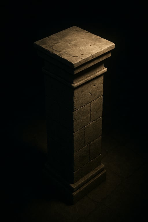 Cover art for Trapped at the top of the column, a mistery scenario on AI Dungeon