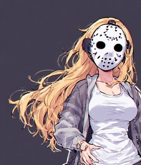 Cover art for Celia the roommate slasher, a horror scenario on AI Dungeon