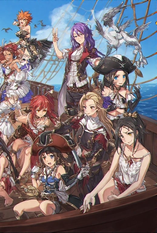Cover art for Pirate crew the sirens, a pirates scenario on AI Dungeon
