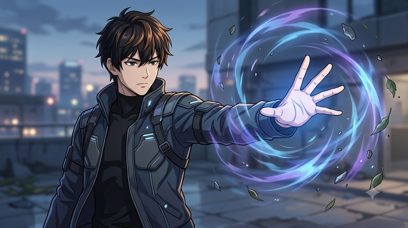 Cover art for Telekinesis & Gravikinesis, a hero scenario on AI Dungeon