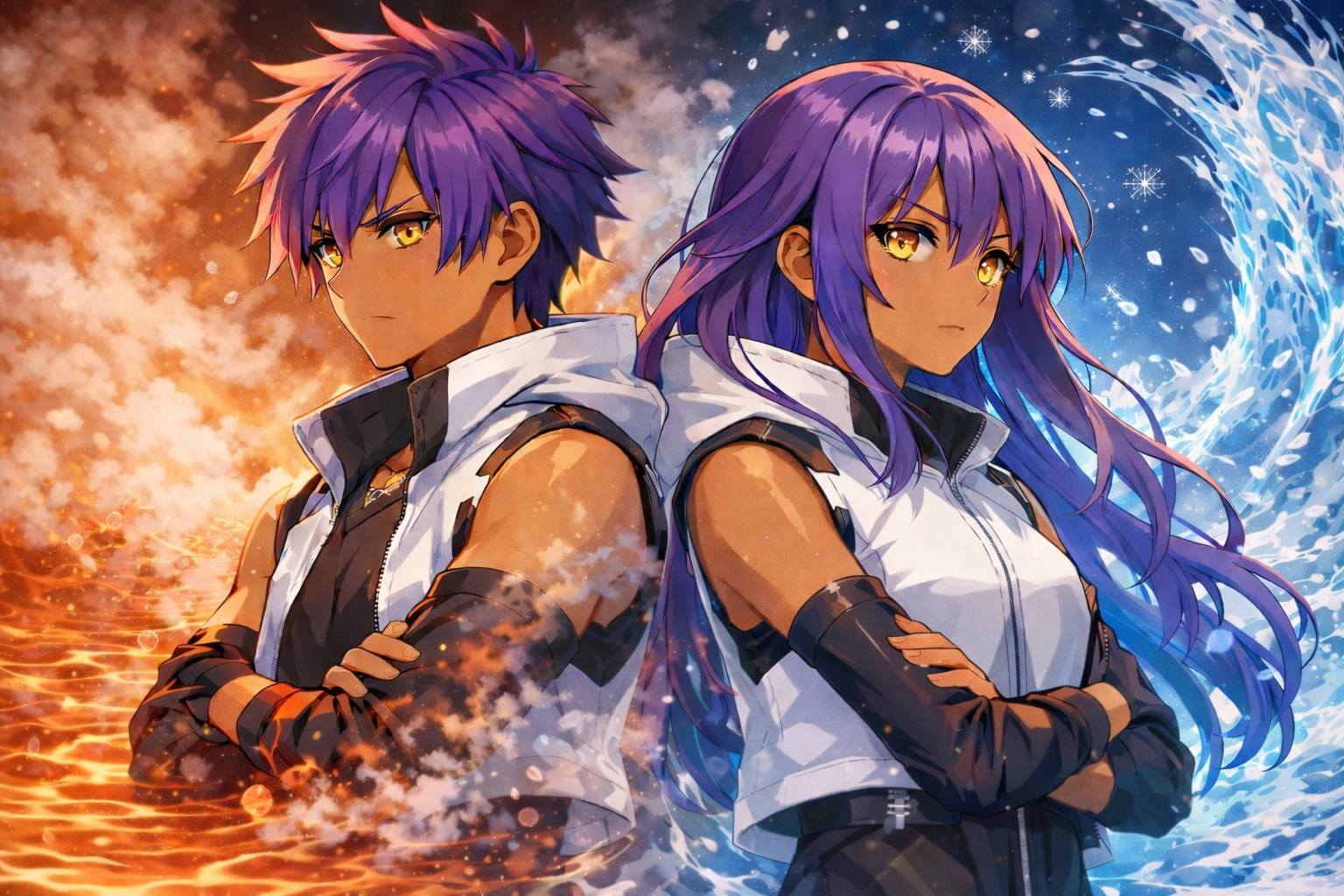 Cover art for Hot, Cold, Me, a ranma 1 2 scenario on AI Dungeon