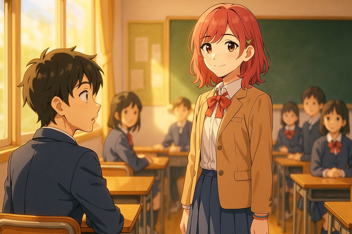 Cover art for The new student is a trangender!?, a transgender scenario on AI Dungeon