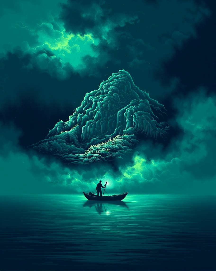 Cover art for Where's the Ferryman? , a fantasy scenario on AI Dungeon