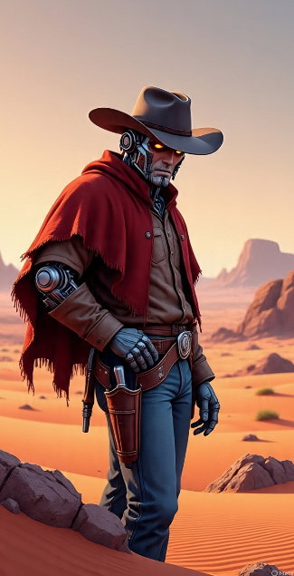 Cover art for The Code of the Bagnold Dunes, a robots scenario on AI Dungeon