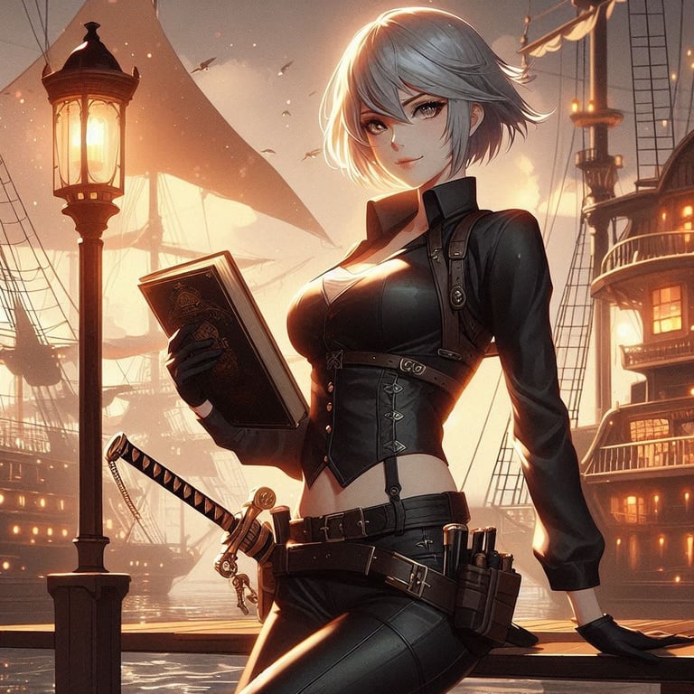 Cover art for A Noble House’s Debt Collector, a gaslamp scenario on AI Dungeon