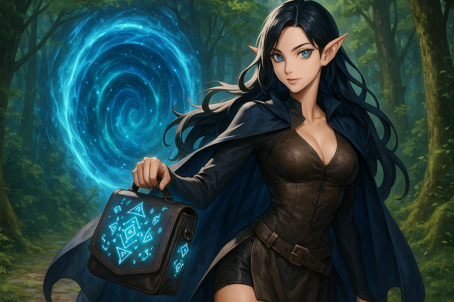 Cover art for Arcane Deliveries: You are the Courier, a fantasy scenario on AI Dungeon