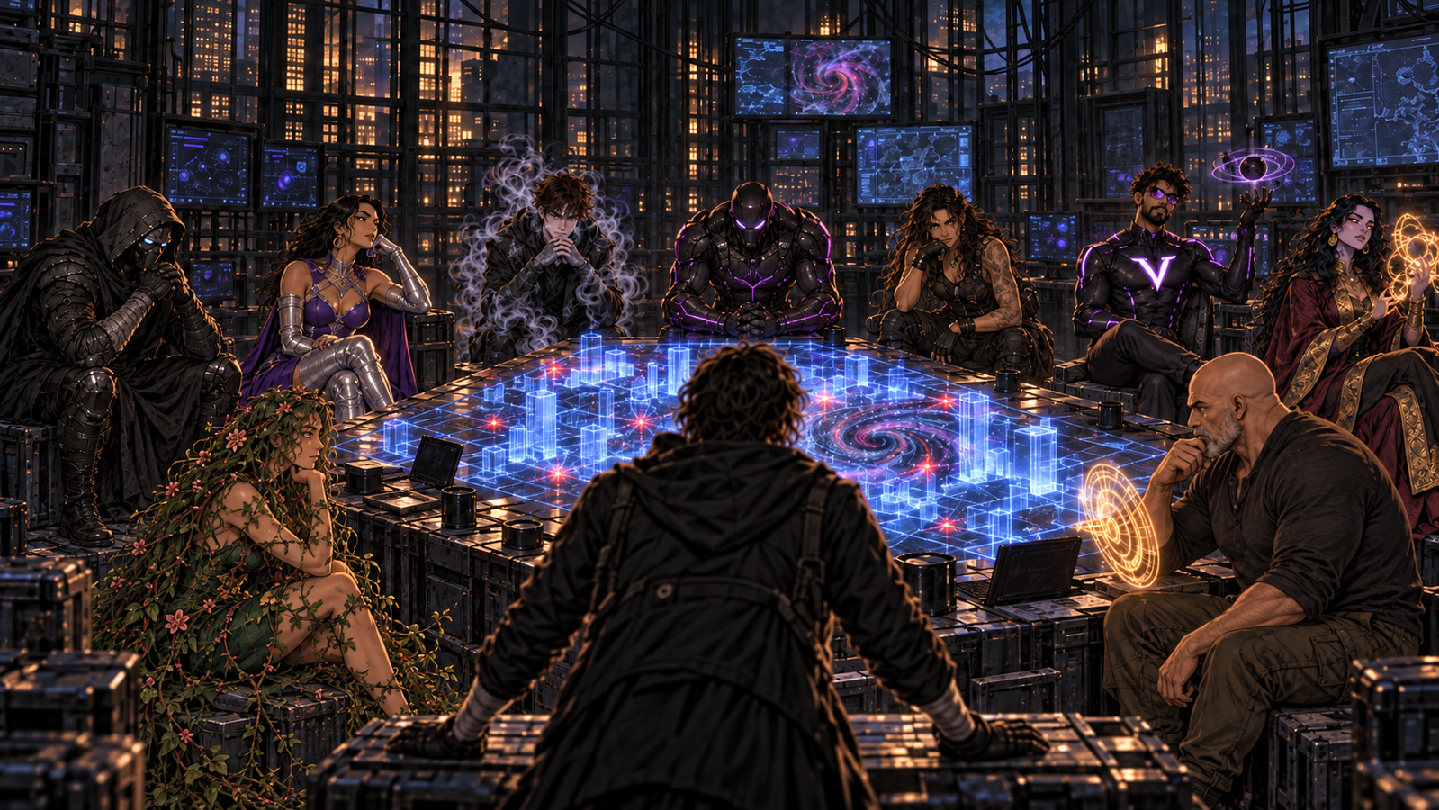 Cover art for The Irregulars, a villains scenario on AI Dungeon