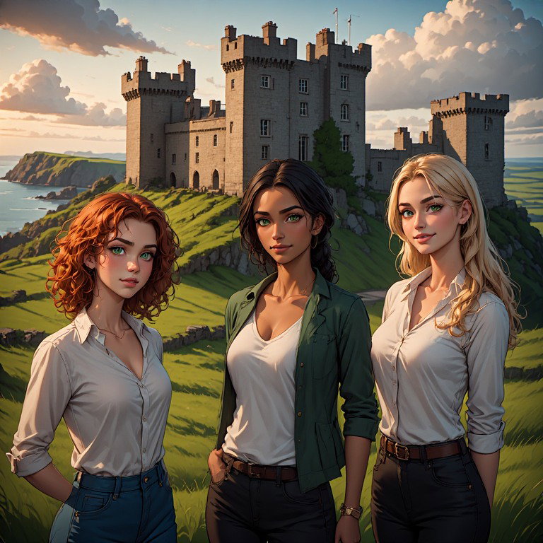 Cover art for The Heir of Castle Murchadh, a romance scenario on AI Dungeon