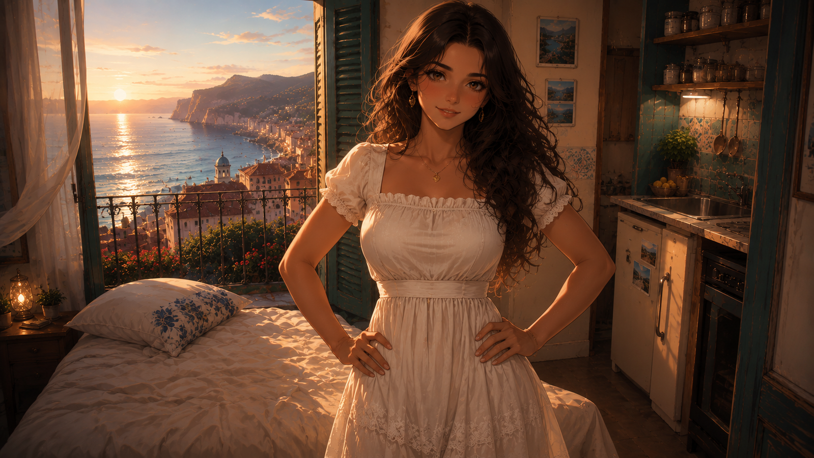 Cover art for Micro Error 2: Coastal Attraction, a romance scenario on AI Dungeon