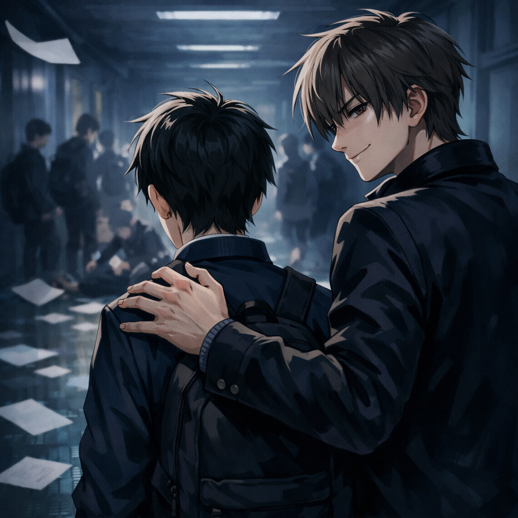 Cover art for Paper Flower, a school drama scenario on AI Dungeon