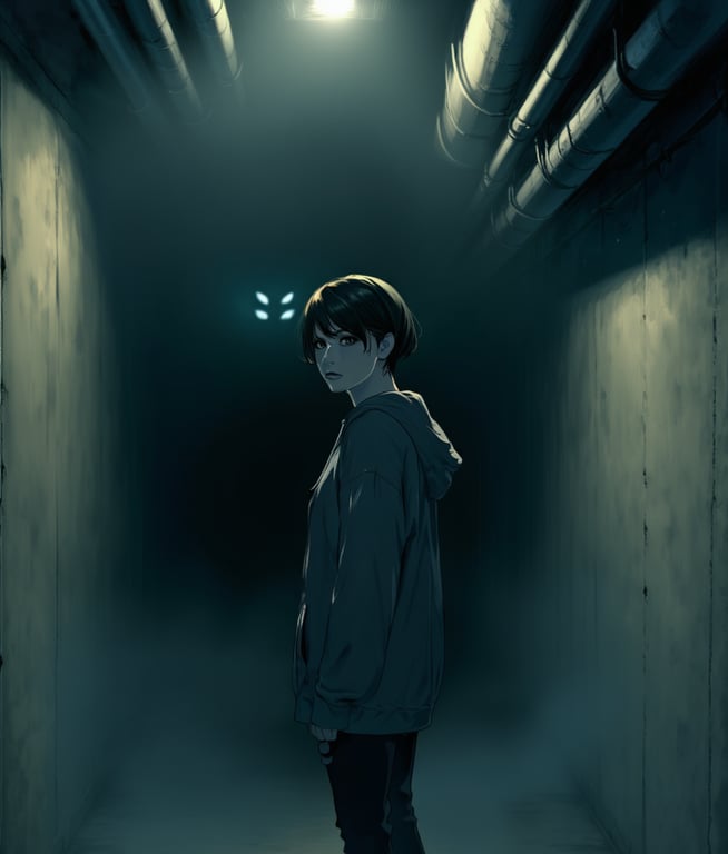 Cover art for The Abduction, a horror scenario on AI Dungeon
