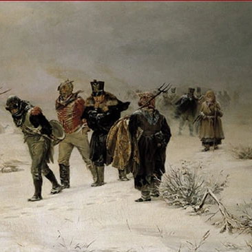 Cover art for FOTW; Invasion of Russia, Napoleonic Wars, a survival scenario on AI Dungeon