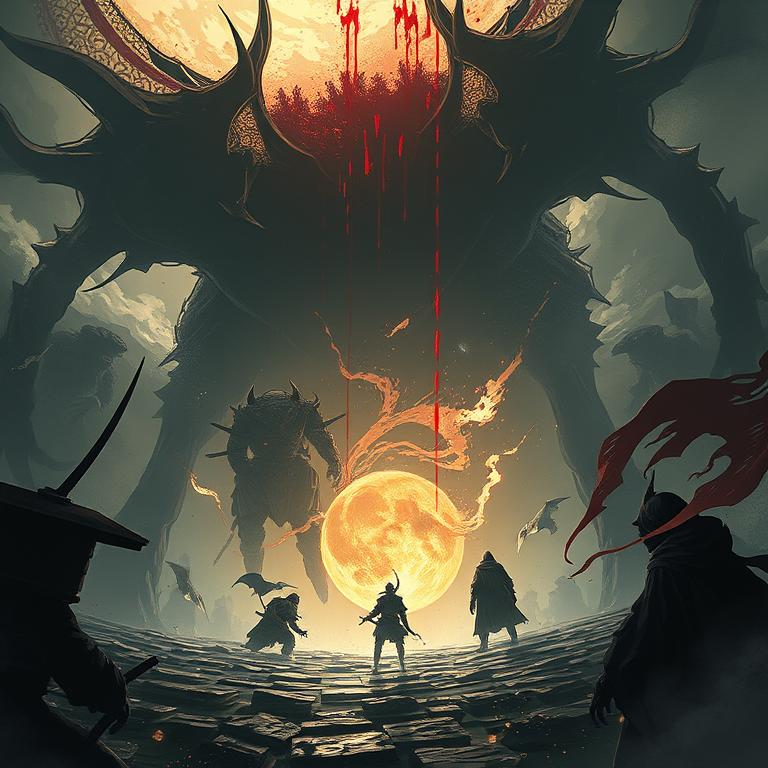 Cover art for Yamato's Last Stand: A Land Gripped by Shadow, a feudal japan scenario on AI Dungeon