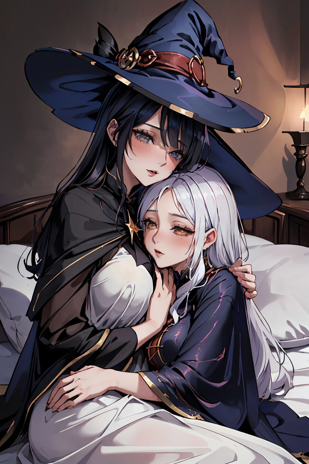 Cover art for Witch-On-Witch Pleasuring, a nsfw scenario on AI Dungeon