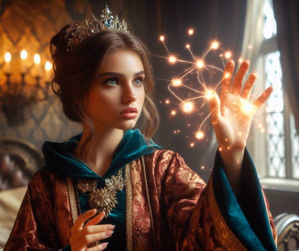 Cover art for Magic Tutor for the Princess, a magic scenario on AI Dungeon