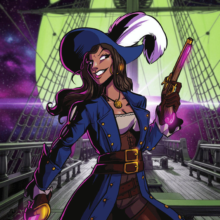 Cover art for Join the Time Pirates!, a sentinels scenario on AI Dungeon
