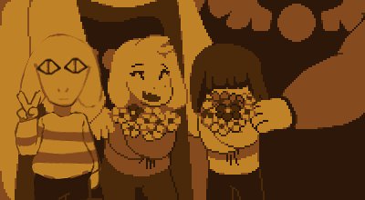 Cover art for My Undertale AU. (no LOVE, full hearts) on AI Dungeon
