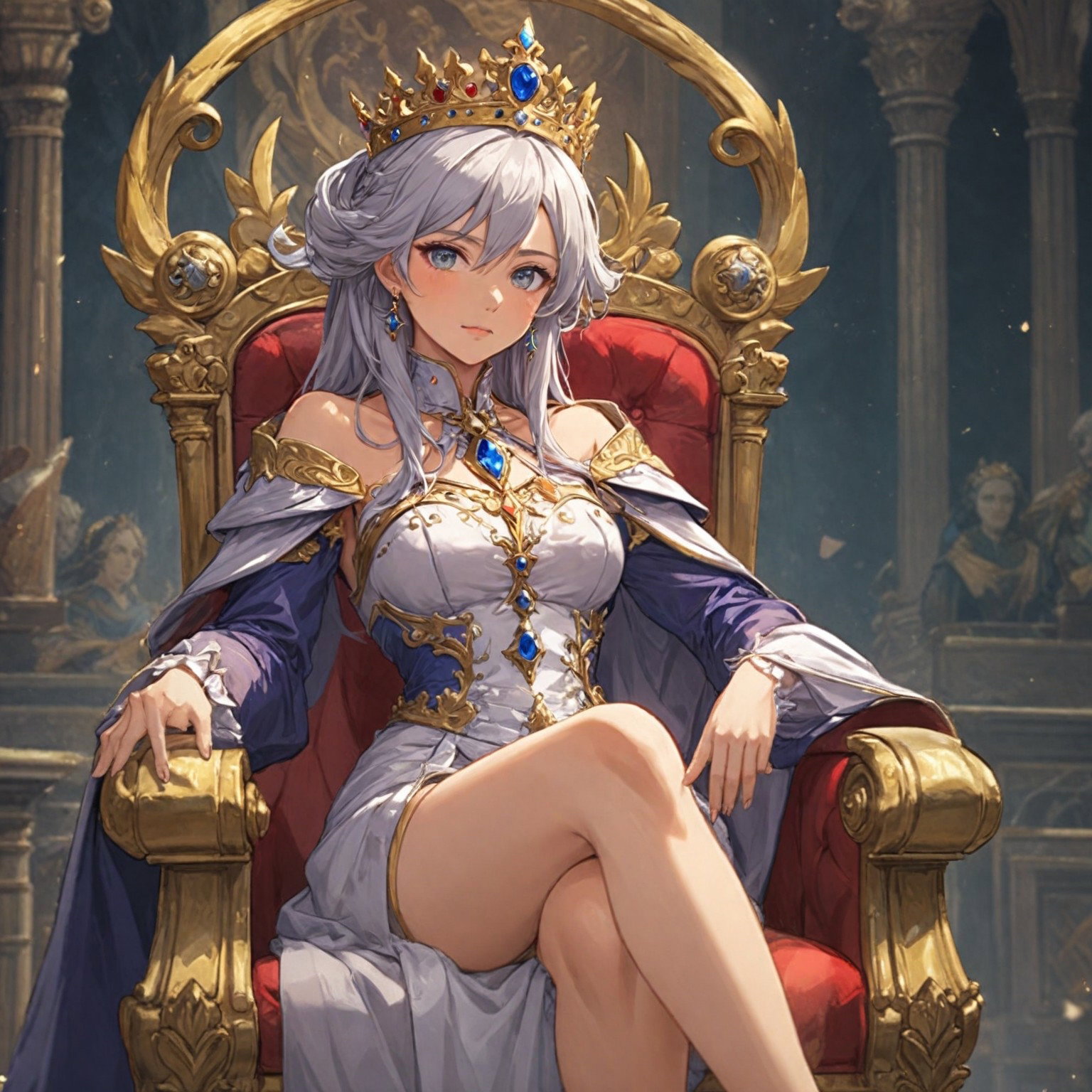 Cover art for Betrothed To The Queen, a queen scenario on AI Dungeon