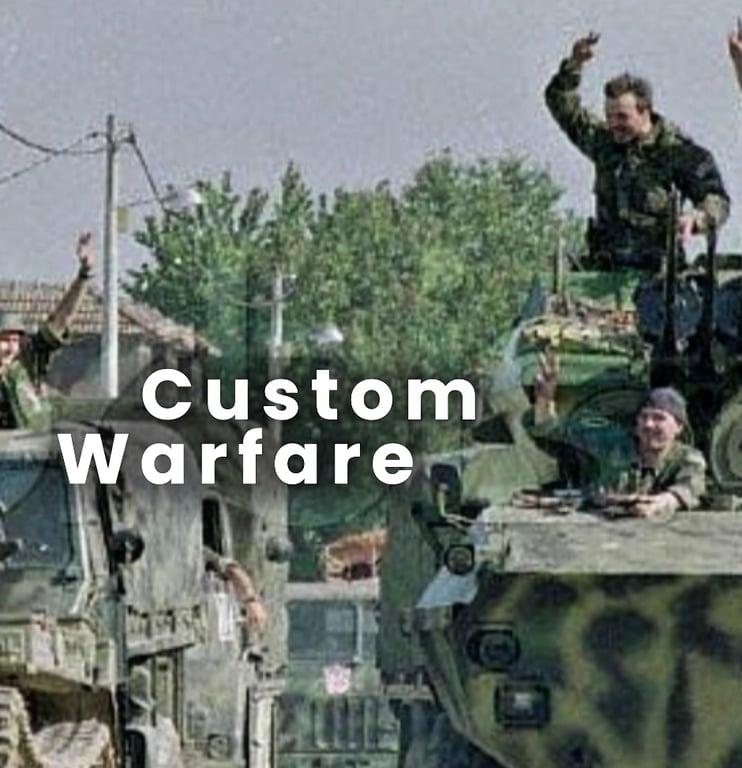 Cover art for Customizable Warfare, a war scenario on AI Dungeon
