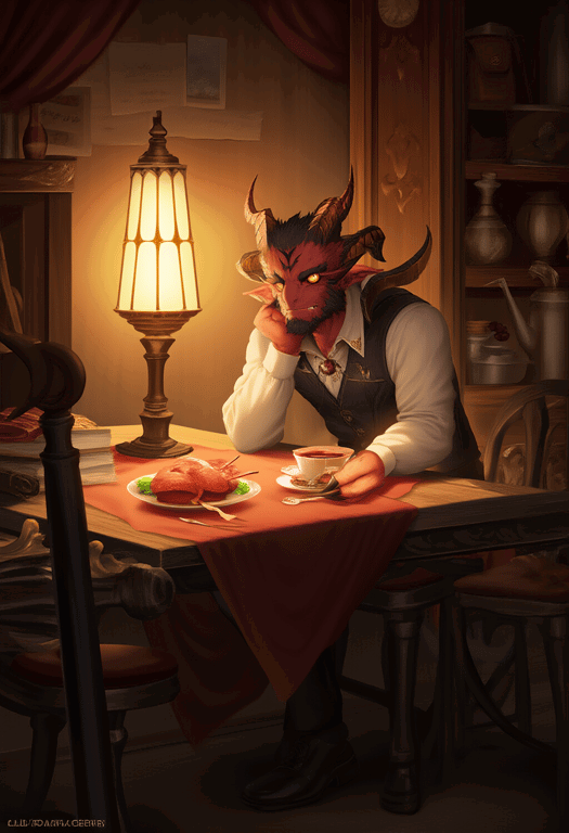 Cover art for The Demon Lord's Butler, a fantasy scenario on AI Dungeon
