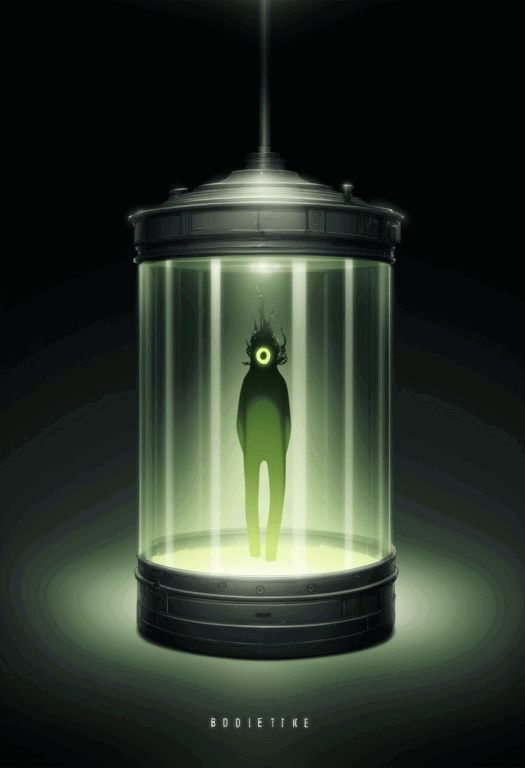 Cover art for Genejack: DRUNK MAN., a sci fi adventure on AI Dungeon