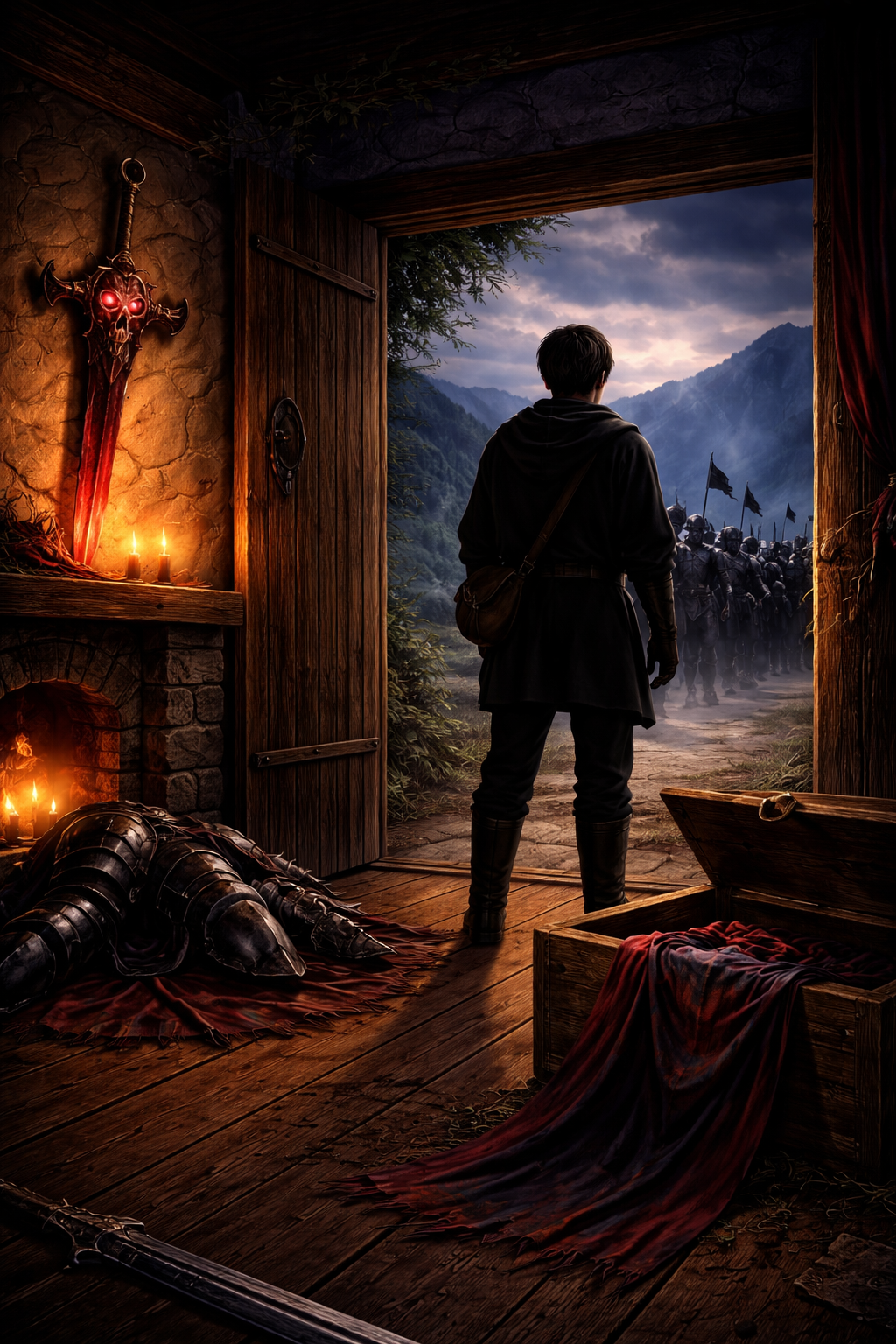 Cover art for The Retired Overlord, a fantasy scenario on AI Dungeon
