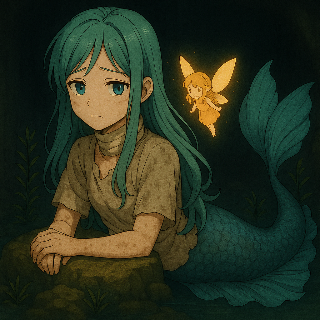 Cover art for Echo and Aria, a mermaid scenario on AI Dungeon