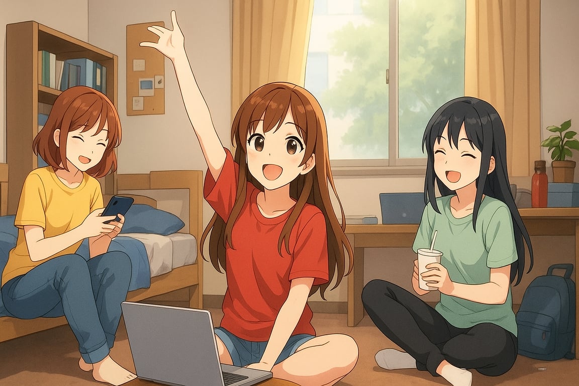 Cover art for College Dorm Adventures (Autocards Enabled) on AI Dungeon