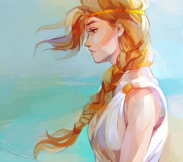 Cover art for Calypso's Island, a greek scenario on AI Dungeon
