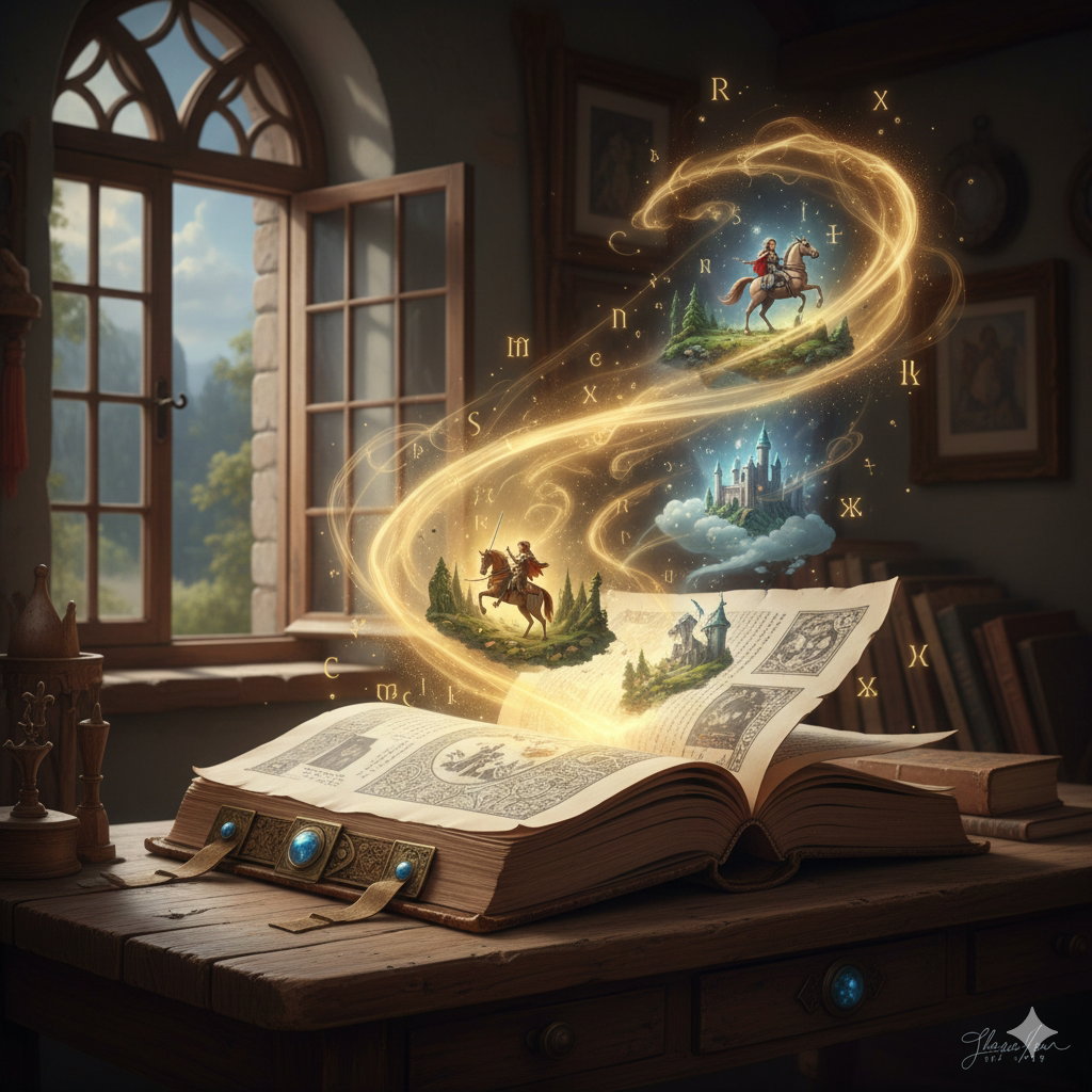 Cover art for Aurelion and Lionel Tales on AI Dungeon