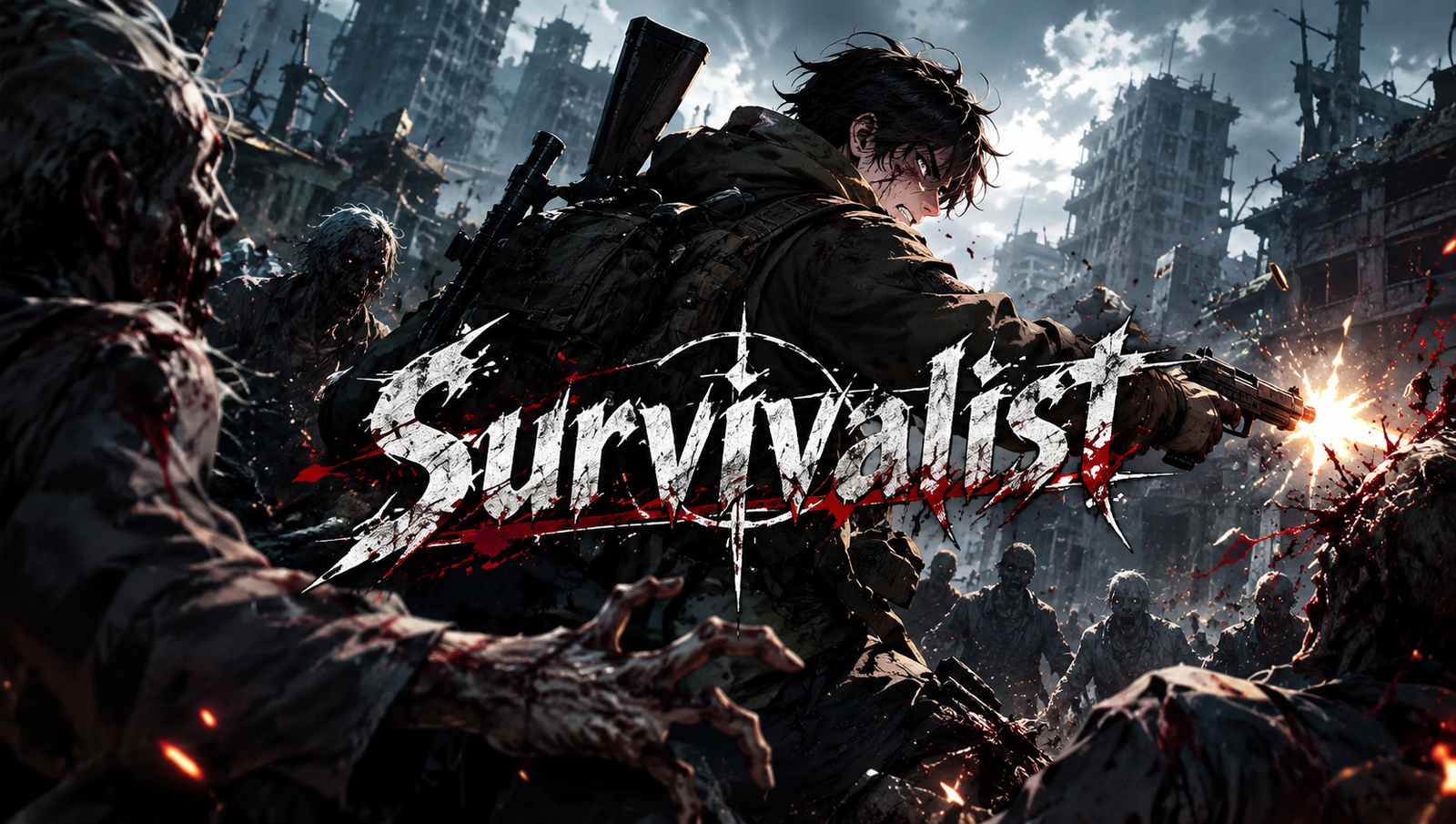 Cover art for Survivalist, a zombie world on Voyage