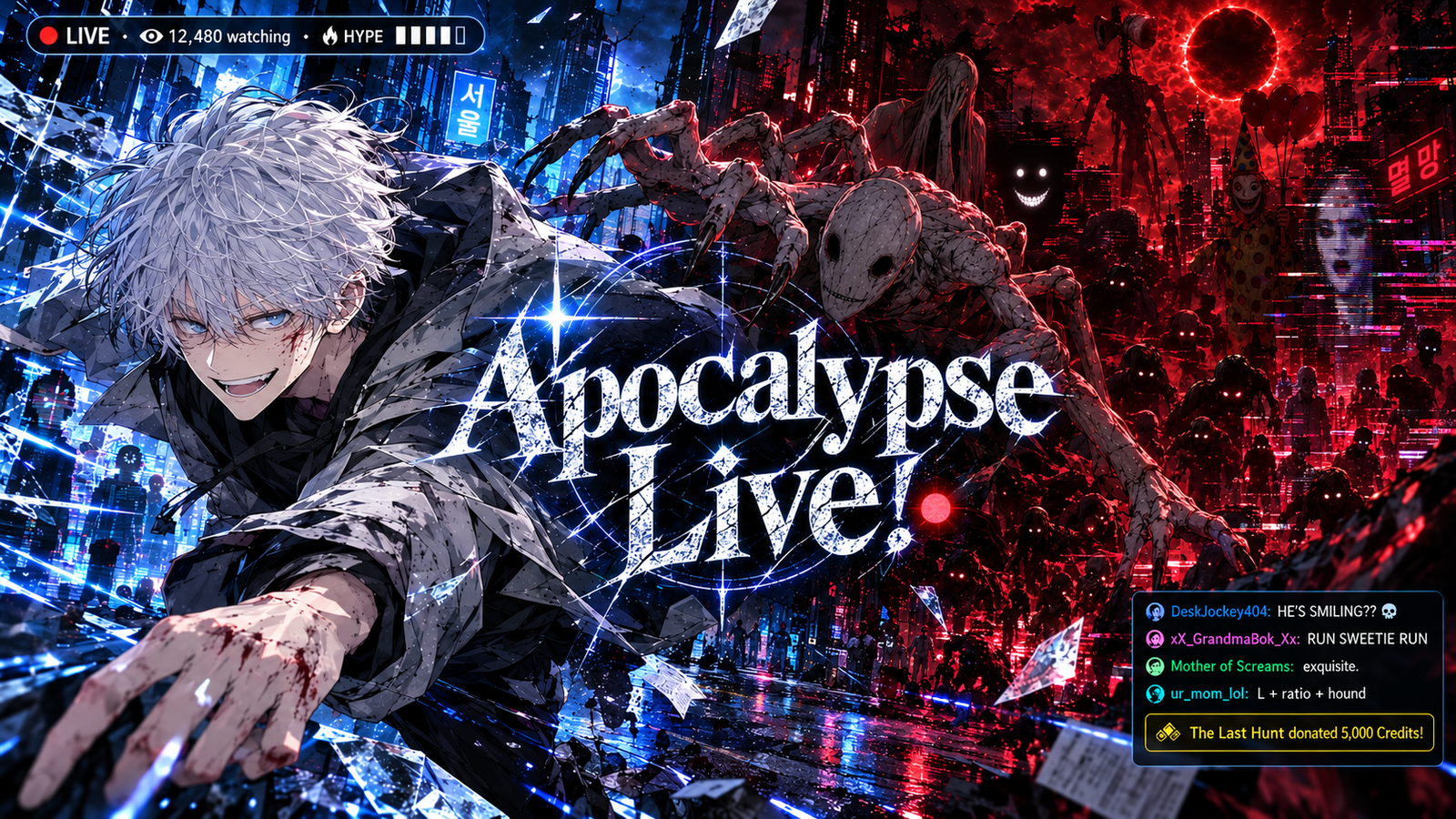 Cover art for Apocalypse Live!, an apocalypse world on Voyage