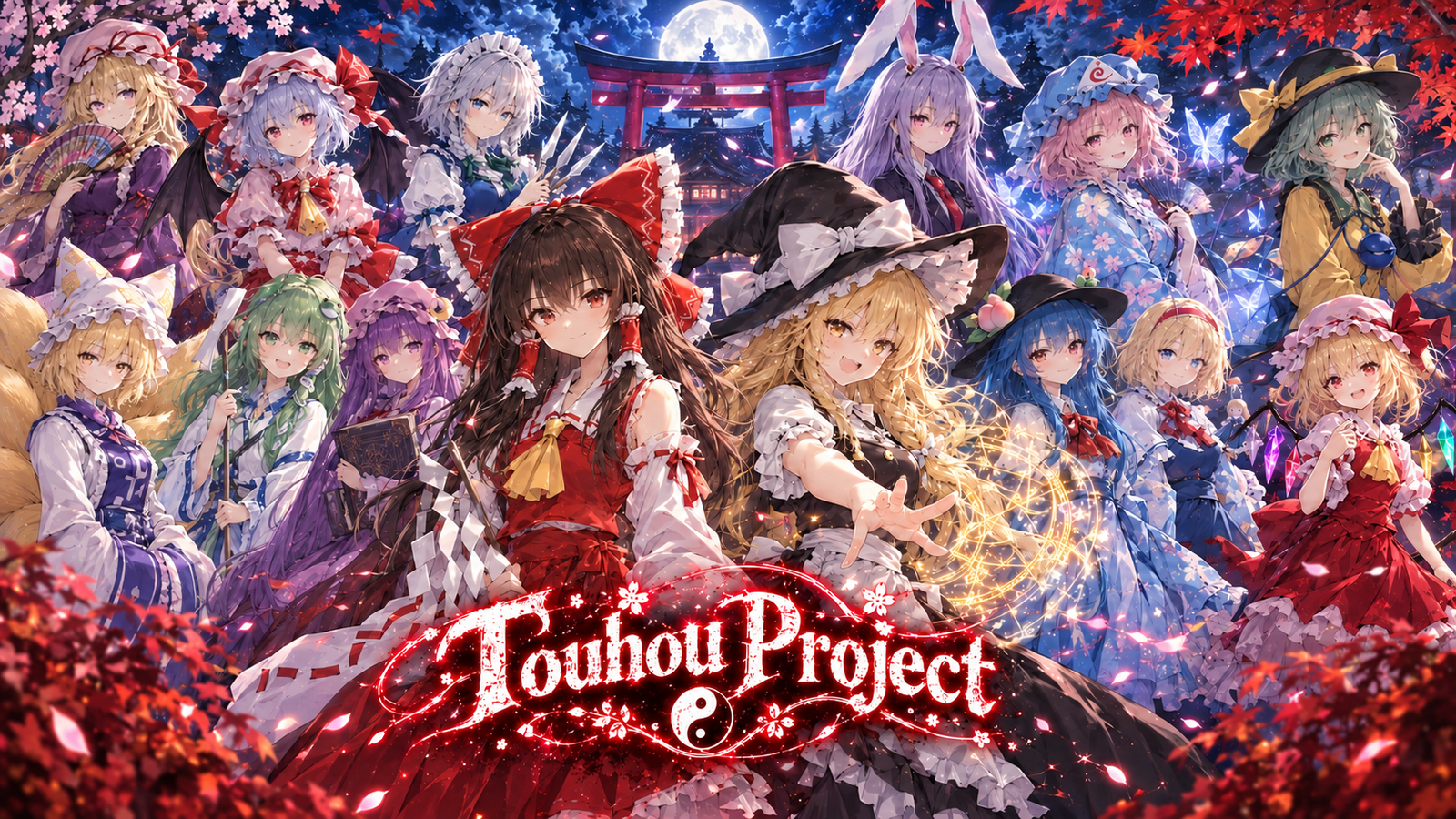 Cover art for ⛩️ Gensokyo Days — a Touhou Project slice-of-life world on Voyage
