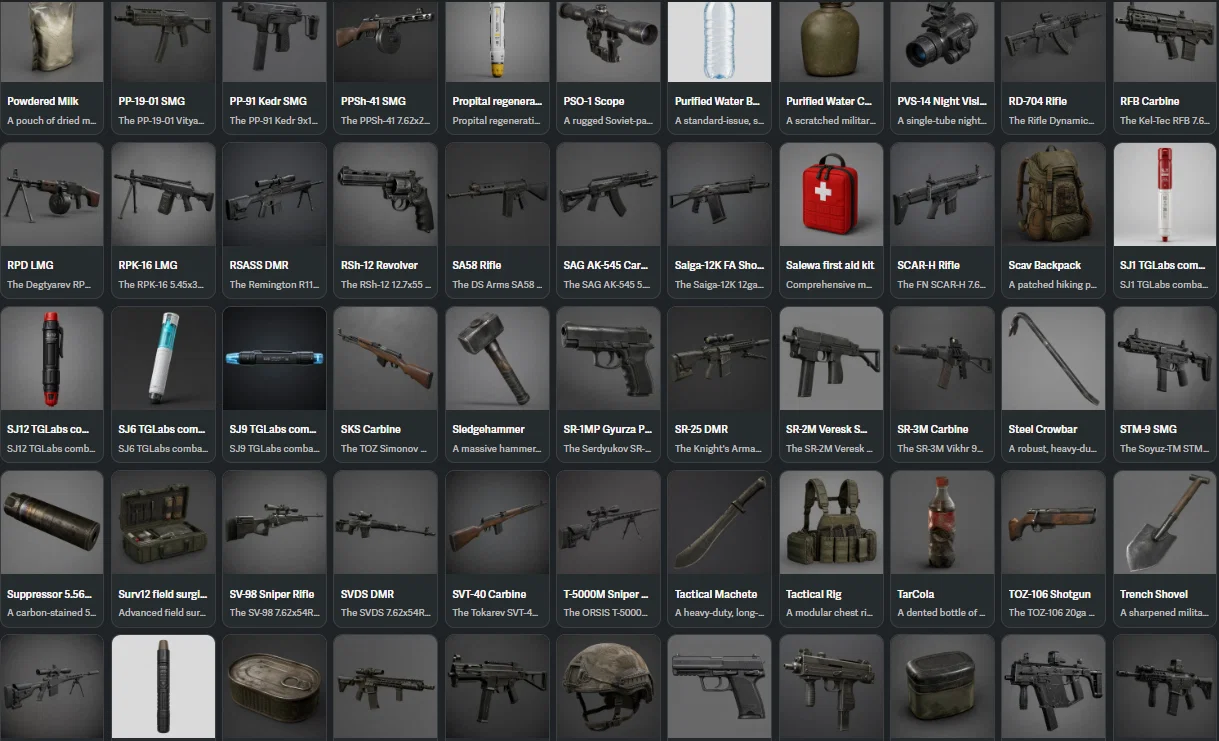Cover art for Ultimate Apocalypse/Modern FPS item Pack, an item mod on Voyage