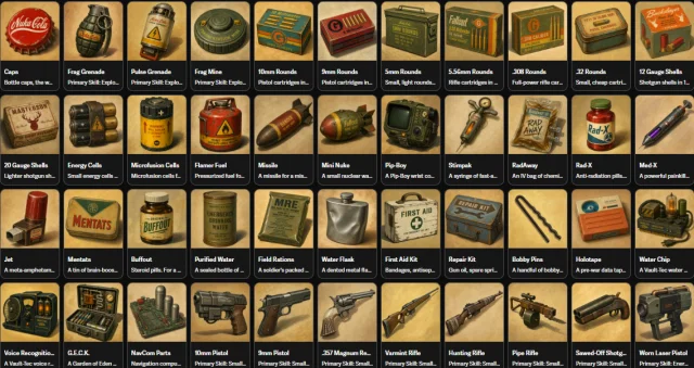 Cover art for Fallout Item Pack, an item mod on Voyage