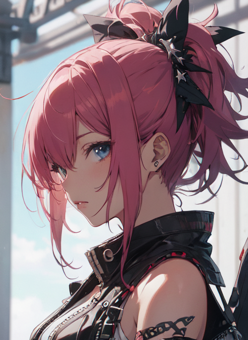 Cover art for Dating a Punk Girl, a romance scenario on AI Dungeon