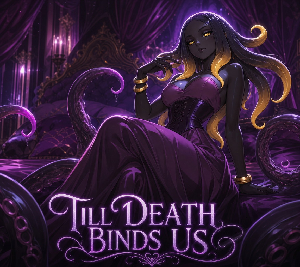 Cover art for Till Death Binds Us, an innerself scenario on AI Dungeon